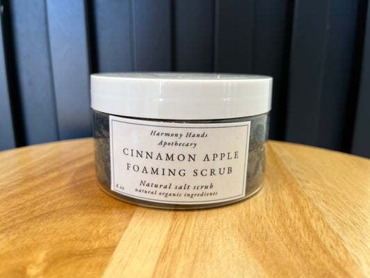 Foaming Salt Scrub – Cinnamon Apple